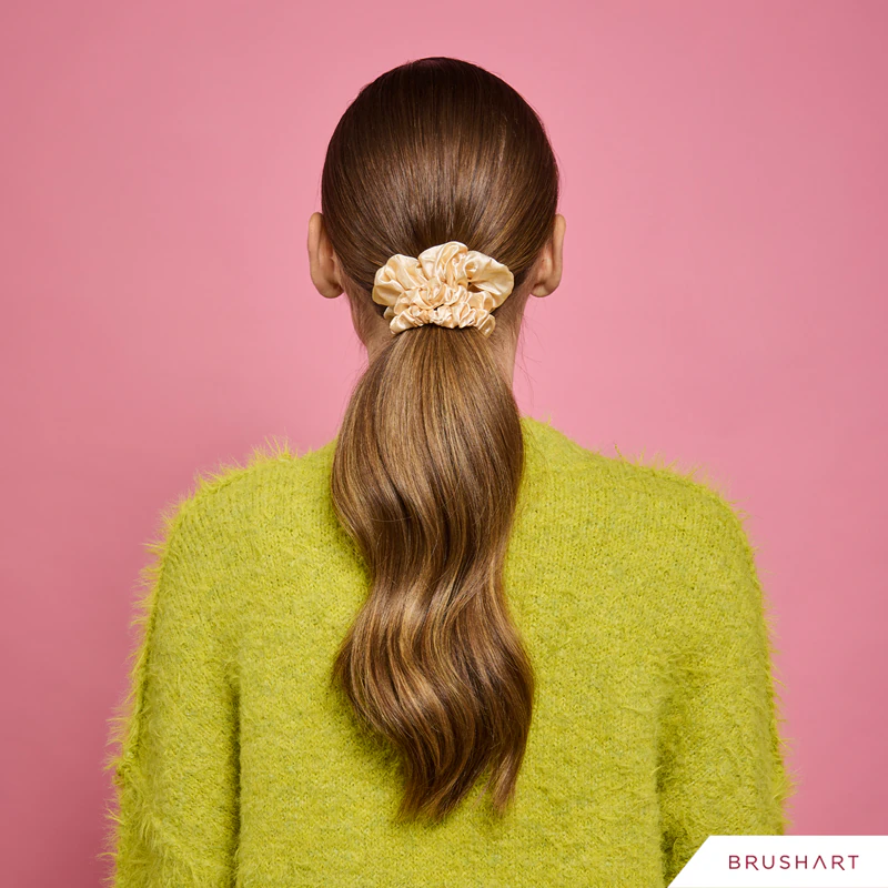 BrushArt Gift for You Slim & Midi satijnen scrunchie set