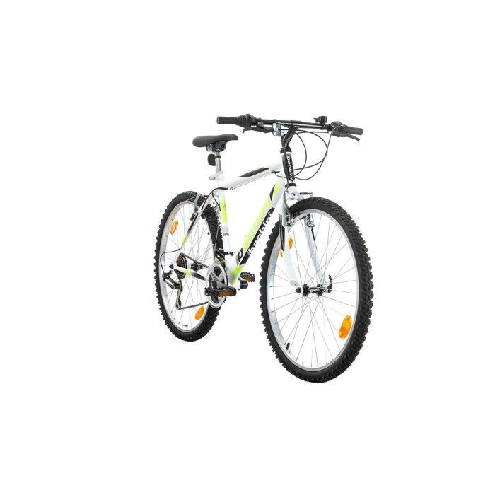 Mountain bike da uomo da 26 pollici, 18 velocità, freni V-brake + trasmissione Shimano (Offerta speciale: pompa e parafanghi inclusi)