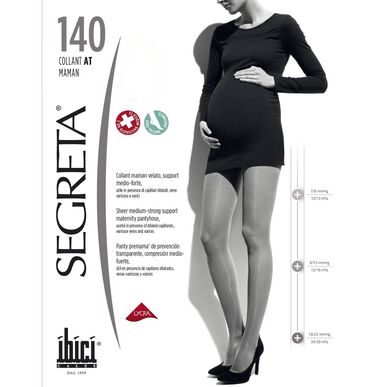 Collants de maternité Ibici Segreta Maman 140 Noir Taille 2