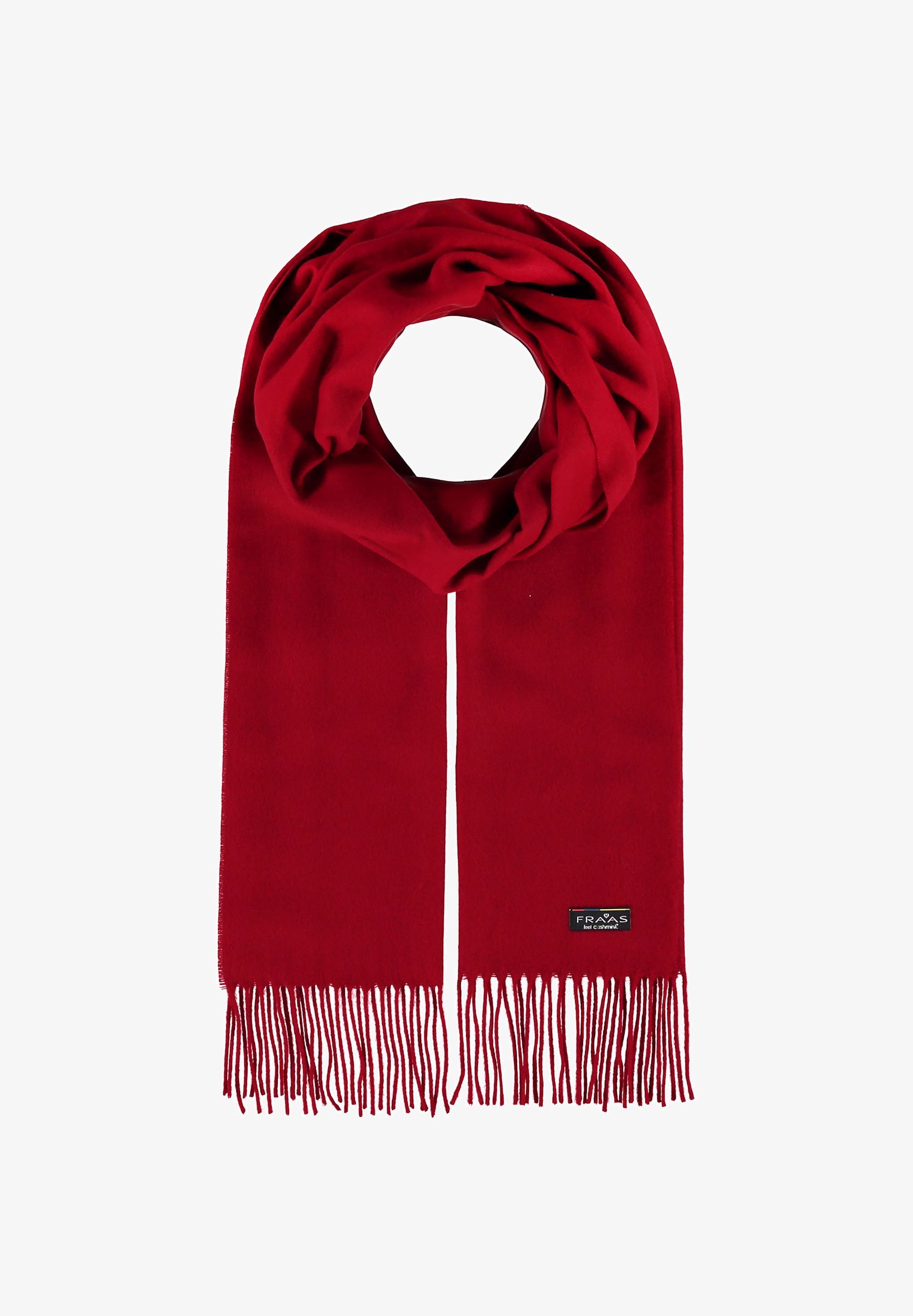 FRAAS PLAIN CASHMINK - Šála - true red