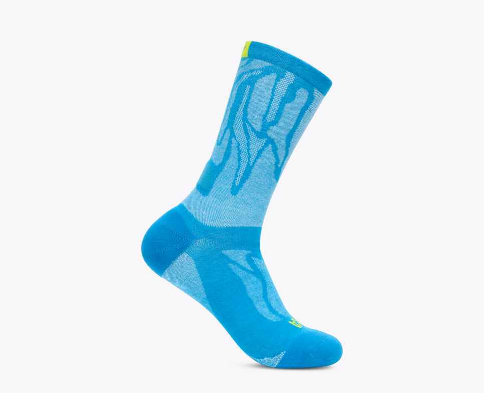 HOKA Běžecké ponožky Clifton Crew Run Skyward Blue