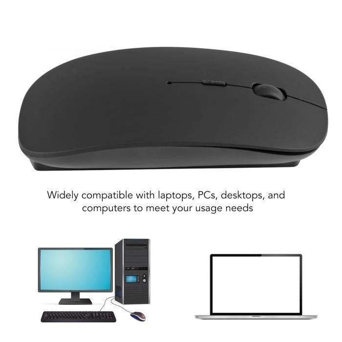 Mouse per computer - TBEST - Modello silenzioso - Tecnologia 5.0 - Ricarica rapida - Ergonomico