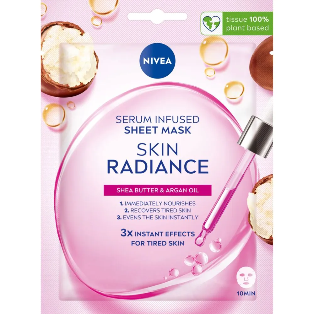 Nivea Skin Radiance Maska w płachcie z serum rozświetlającym