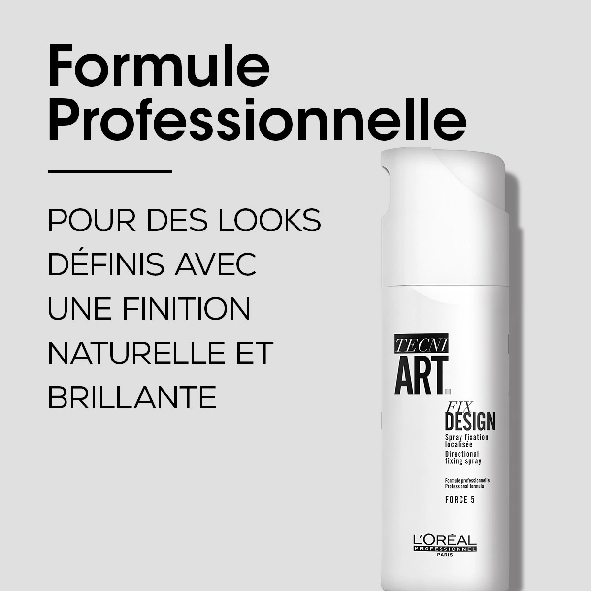 L´Oréal Professionnel Paris Fix Design - Spray Fixation et Finition, application précise