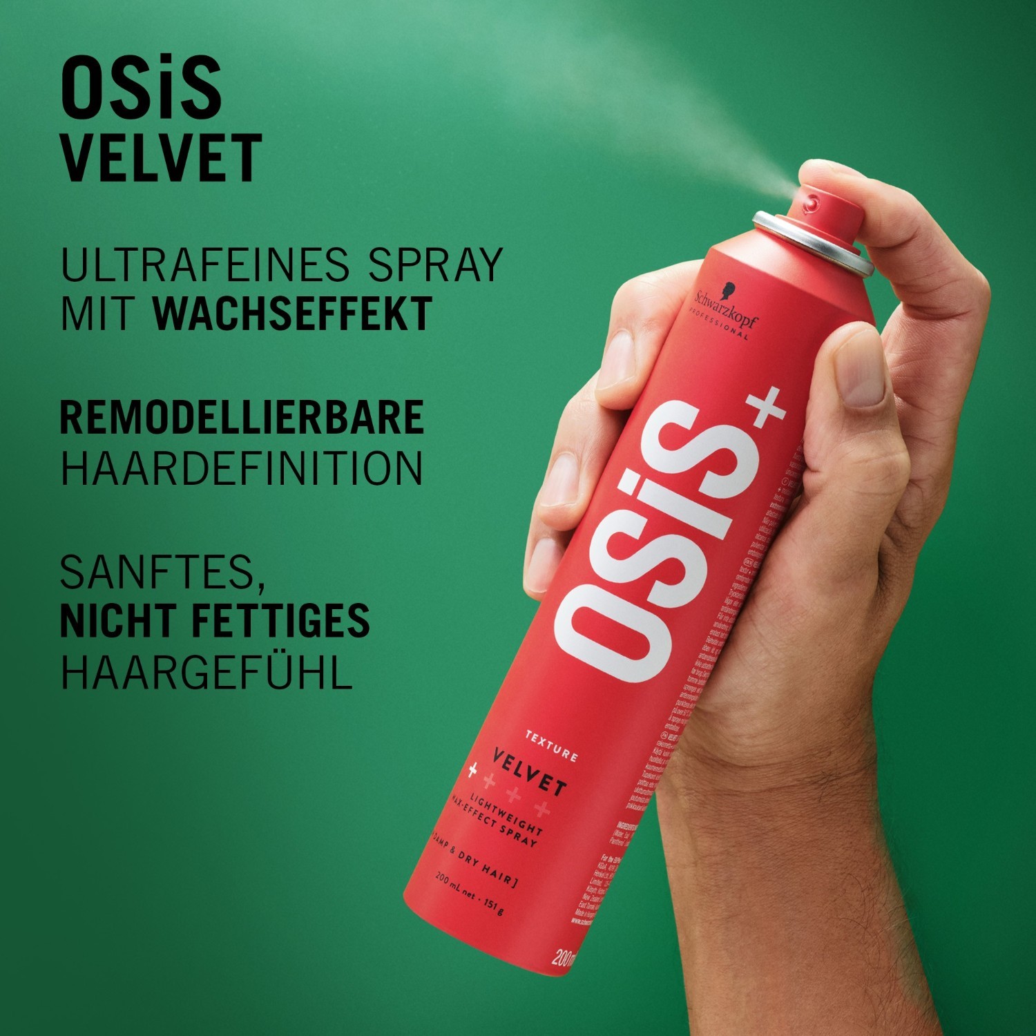 Шварцкопф Професионални лак за косу OSiS+ Текстура Баршунаста текстура - 200 мл