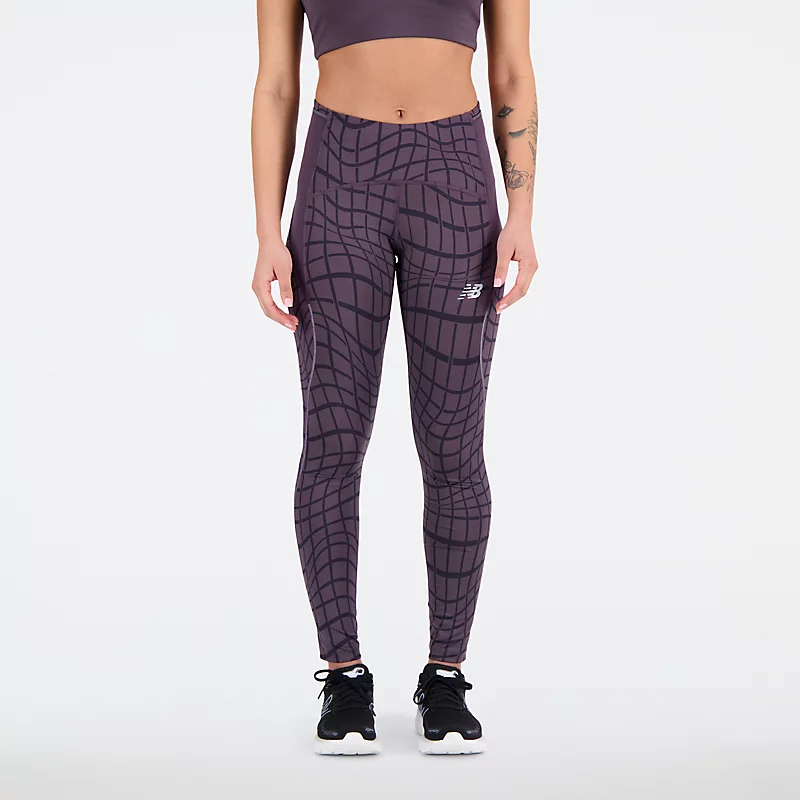 Calça legging feminina de corrida com estampa de impacto - INTERSTELLAR
