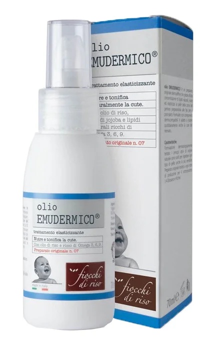 Flocos de arroz Óleo emulsificante 70 ml Hidratante Elástico