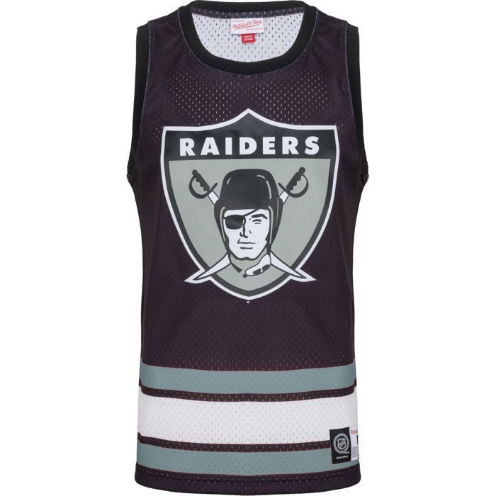 Basketballtrikot – Mitchell & Ness – NFL Oakland Raiders – 100 % Polyester – Ärmellos