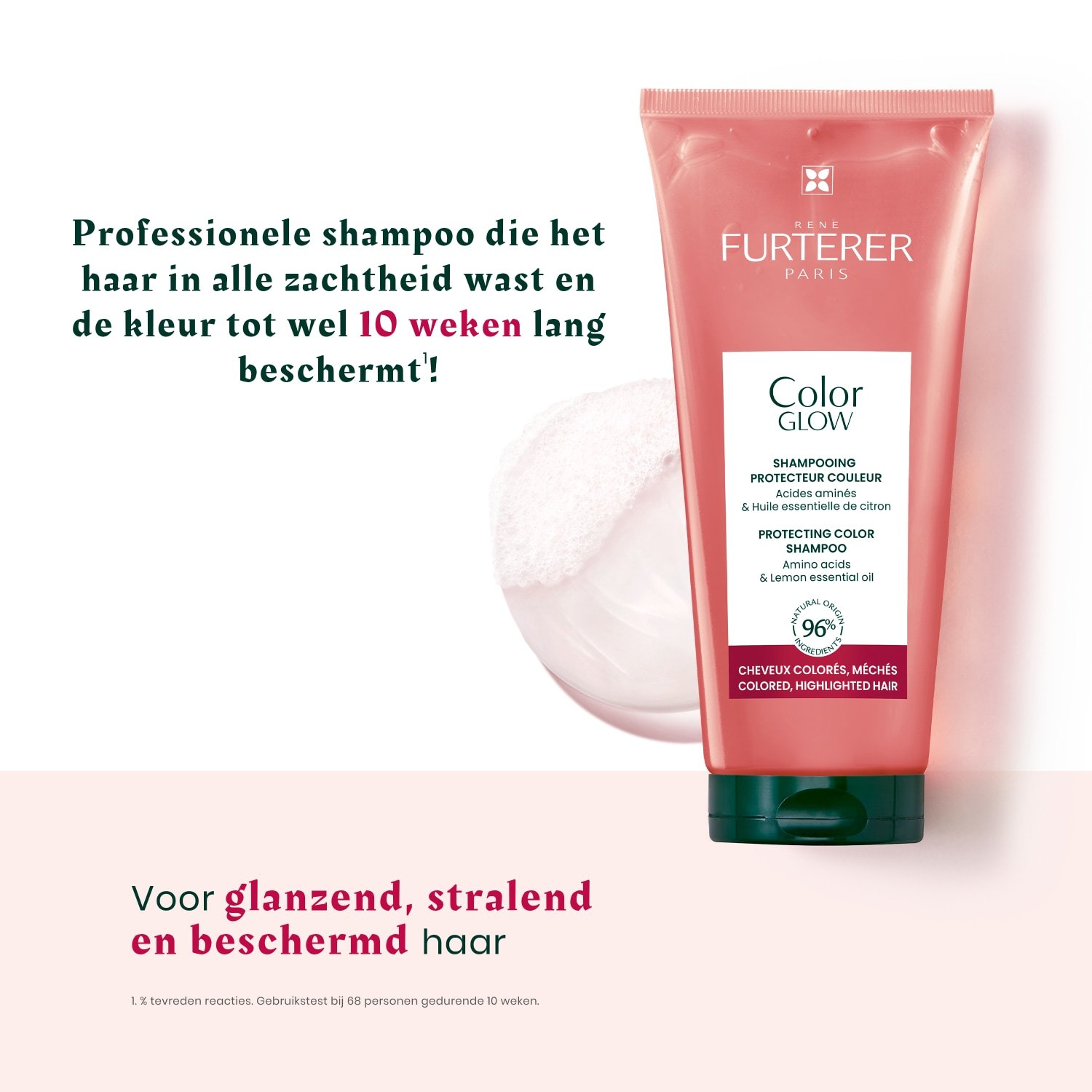 René Furterer Color Glow spalvą apsaugantis šampūnas, 200 ml