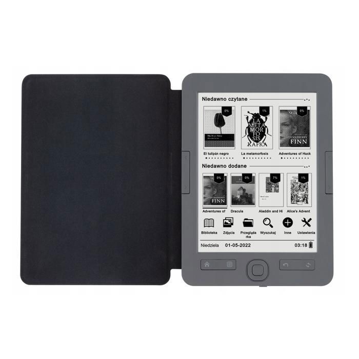 Bemi Cognita+ 6” E-Ink Carta 212 PPI Reader – 4 GB, 32 GB MicroSD, 7 weken batterijduur, geïntegreerde beschermhoes, Adobe DRM