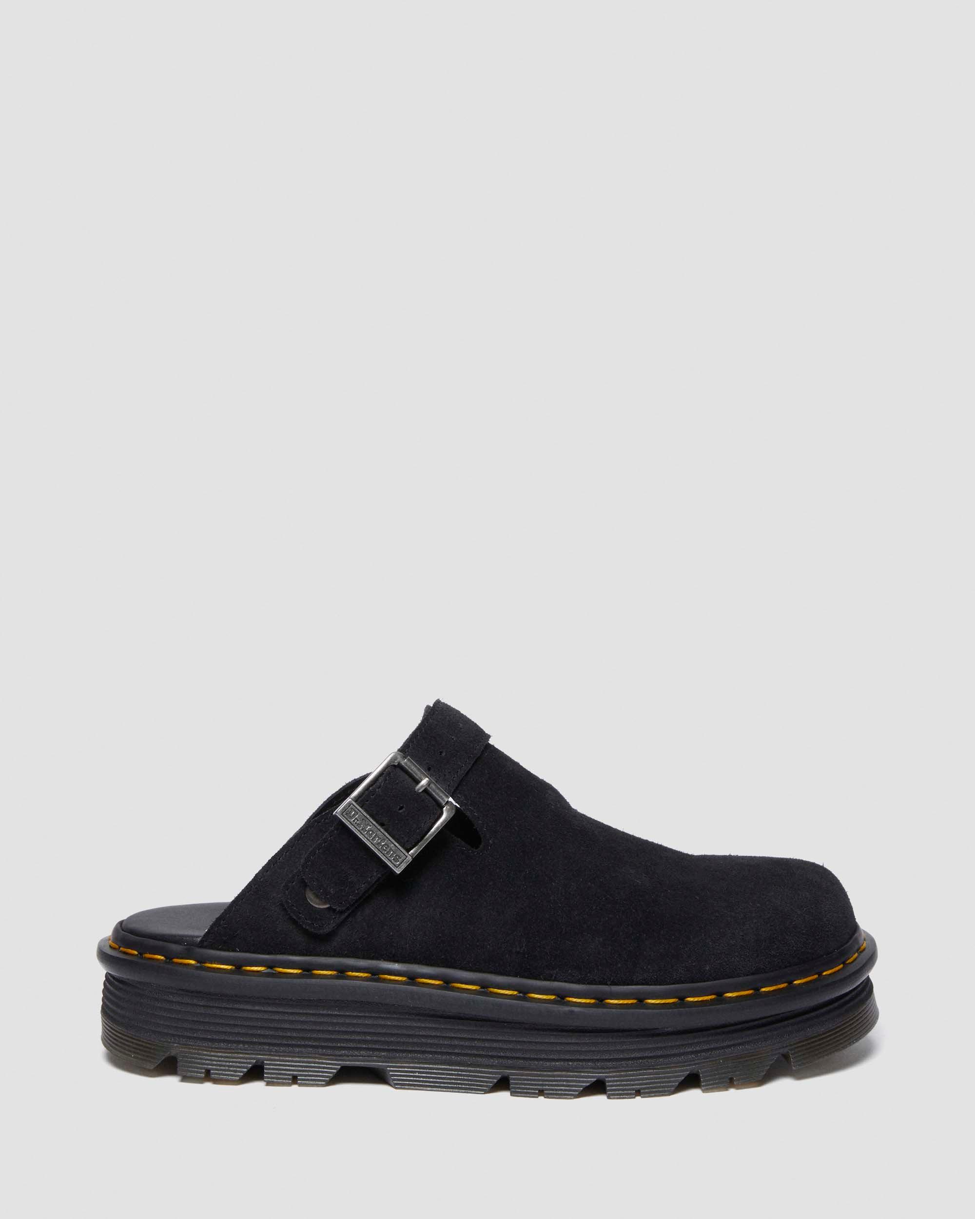 Zebzag Suede Casual Slingback Platform Mules