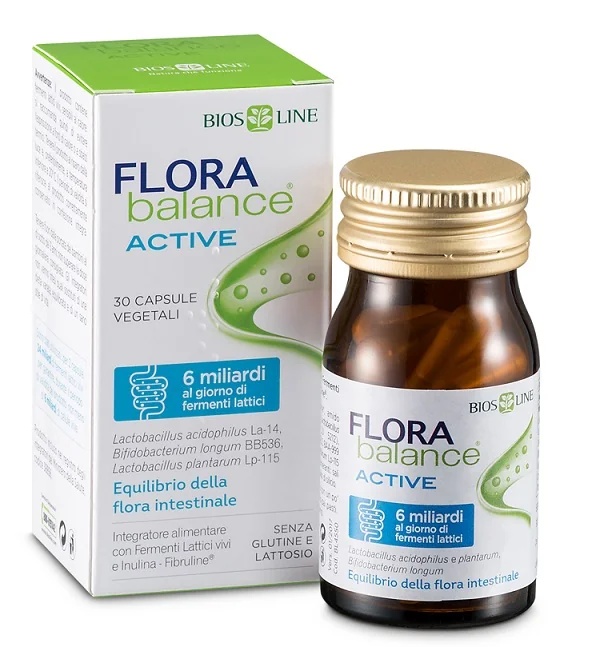 BIOS LINE Florabalance Active 30 capsules Voedingssupplement voor de darmflora