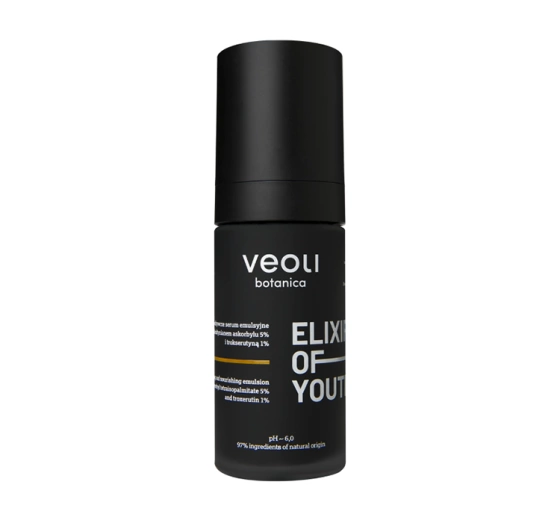 Veoli Botanica Elixir Of Youth rozjaśniająco-odżywcze serum do twarzy 30 ml