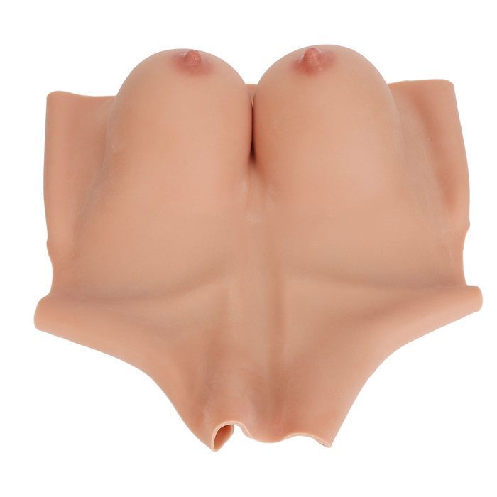 SALUTUYA Conjunto de prótesis pulmonar, copa de prótesis mamaria, copa de higiene de silicona semicircular ligera tipo seda B
