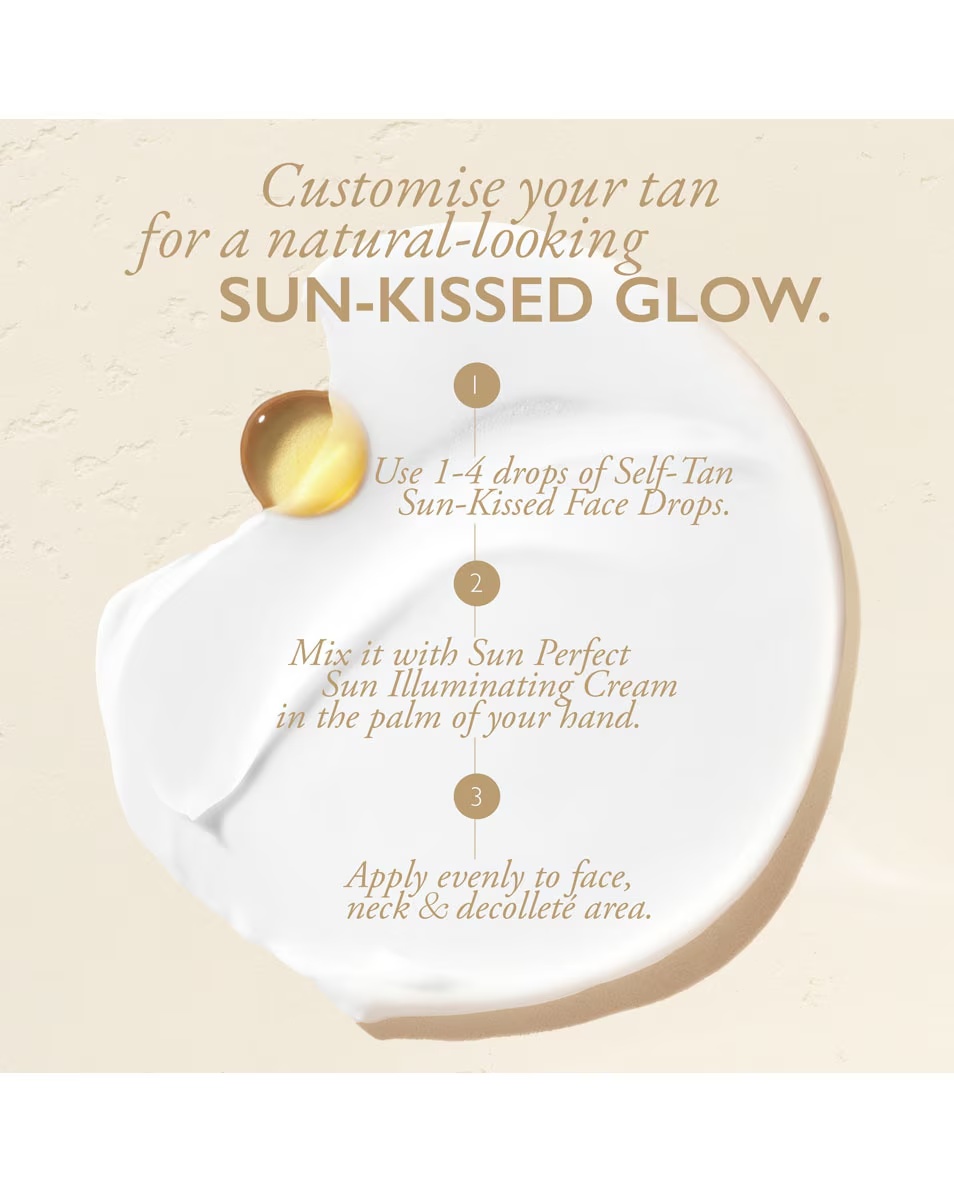 Picături faciale LANCASTER Sun Self Bronzing sărutate de soare