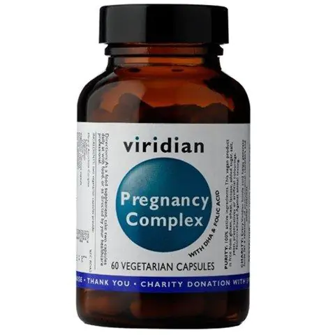 Viridian Pregnancy Complex, Suplement diety dla kobiet w ciąży, Kapsułki wegetariańskie