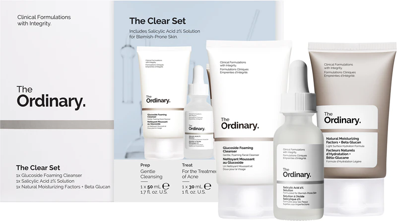 The Ordinary The Clear Set zestaw upominkowy