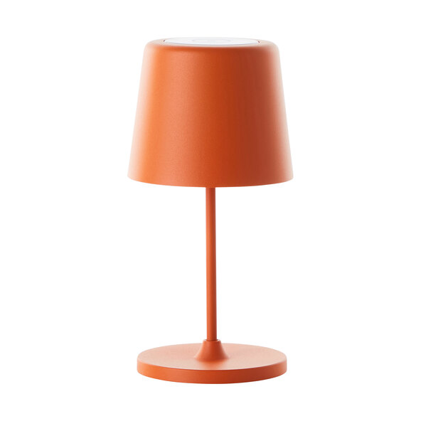 Lampă de masă Kaami LED cu baterii, portocaliu mat