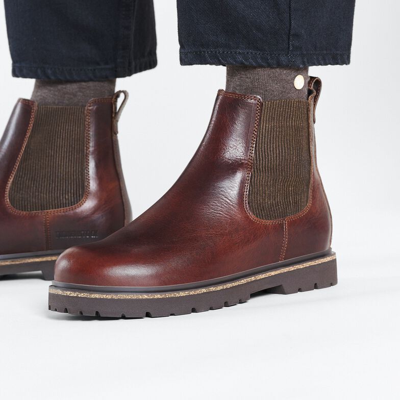Highwood Slip On Men Pelle naturale - Chocolate Chocolate