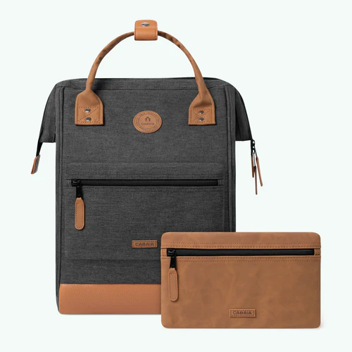 Cabaia Adventurer Medium Rucksack London Grau