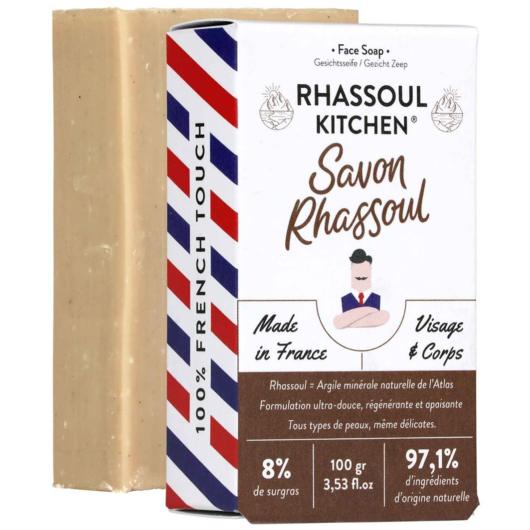 Monsieur Barbier Rhassoul mydlo na tvár a telo – 100 g