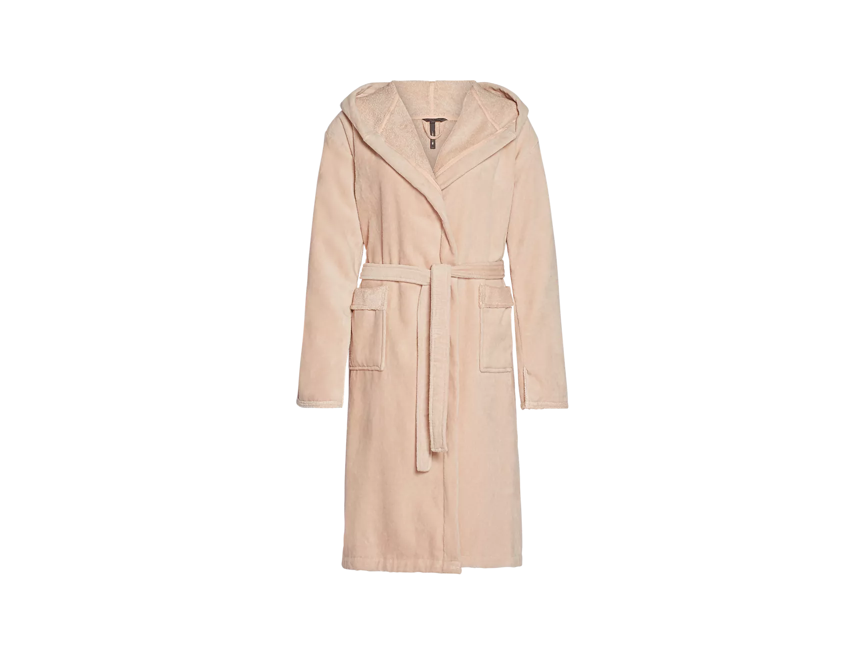 Peignoir en coton ultra doux pour femme, taille M, rose pâle