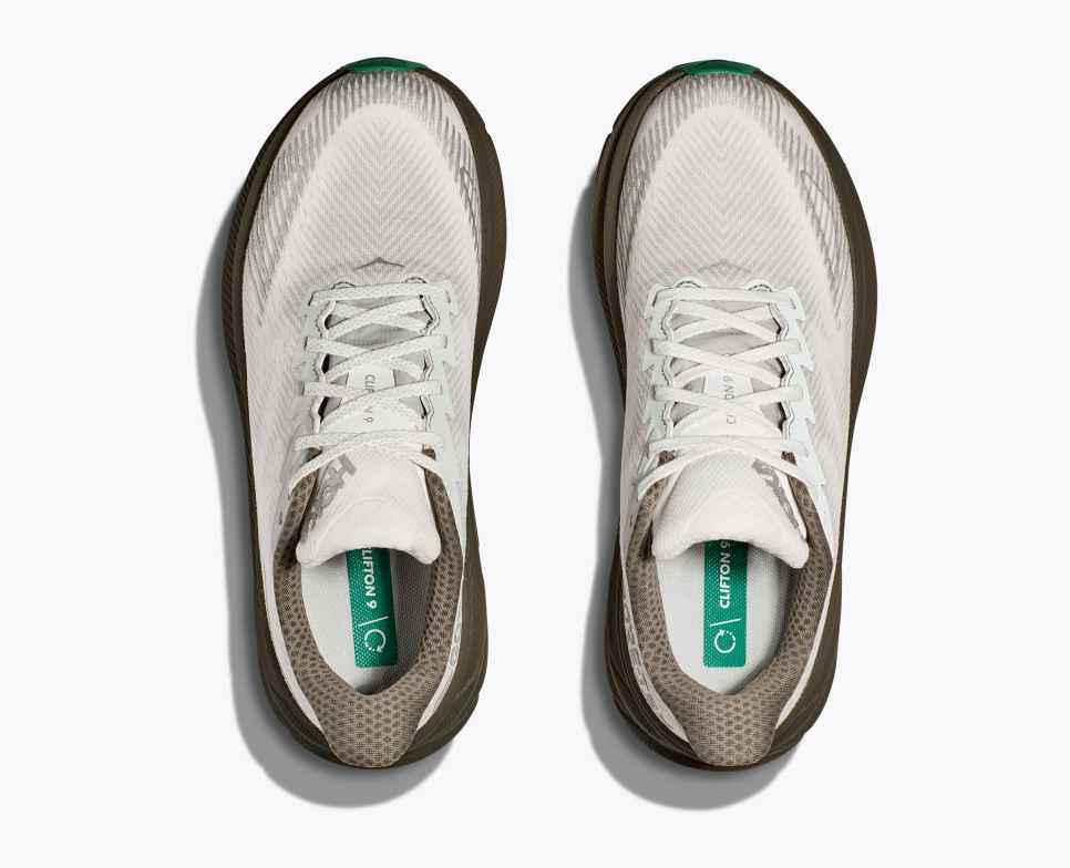 HOKA Stealth/Tech Clifton 9 GORE-TEX Harbor Mist / Barley