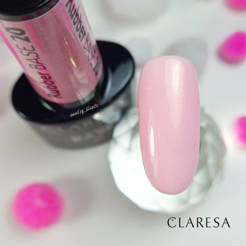 Claresa UV/LED bazė guminė bazė hibridiniams nagams