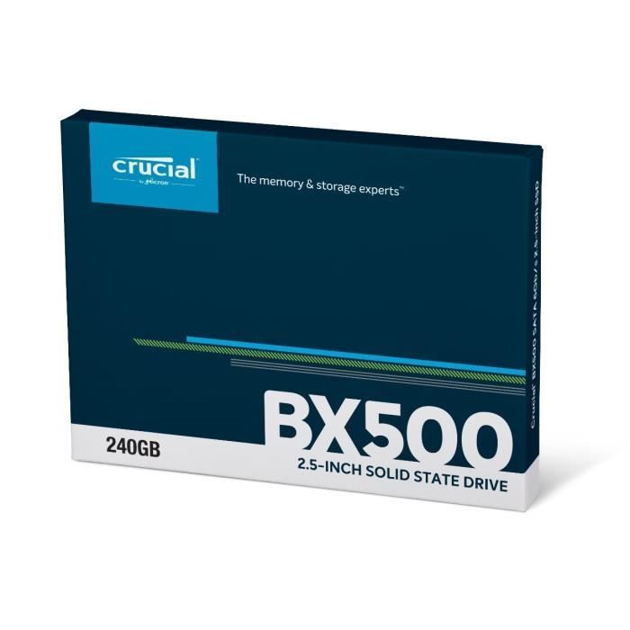 CRUCIAL - Unità SSD interna - BX500 - 240 GB - 2,5