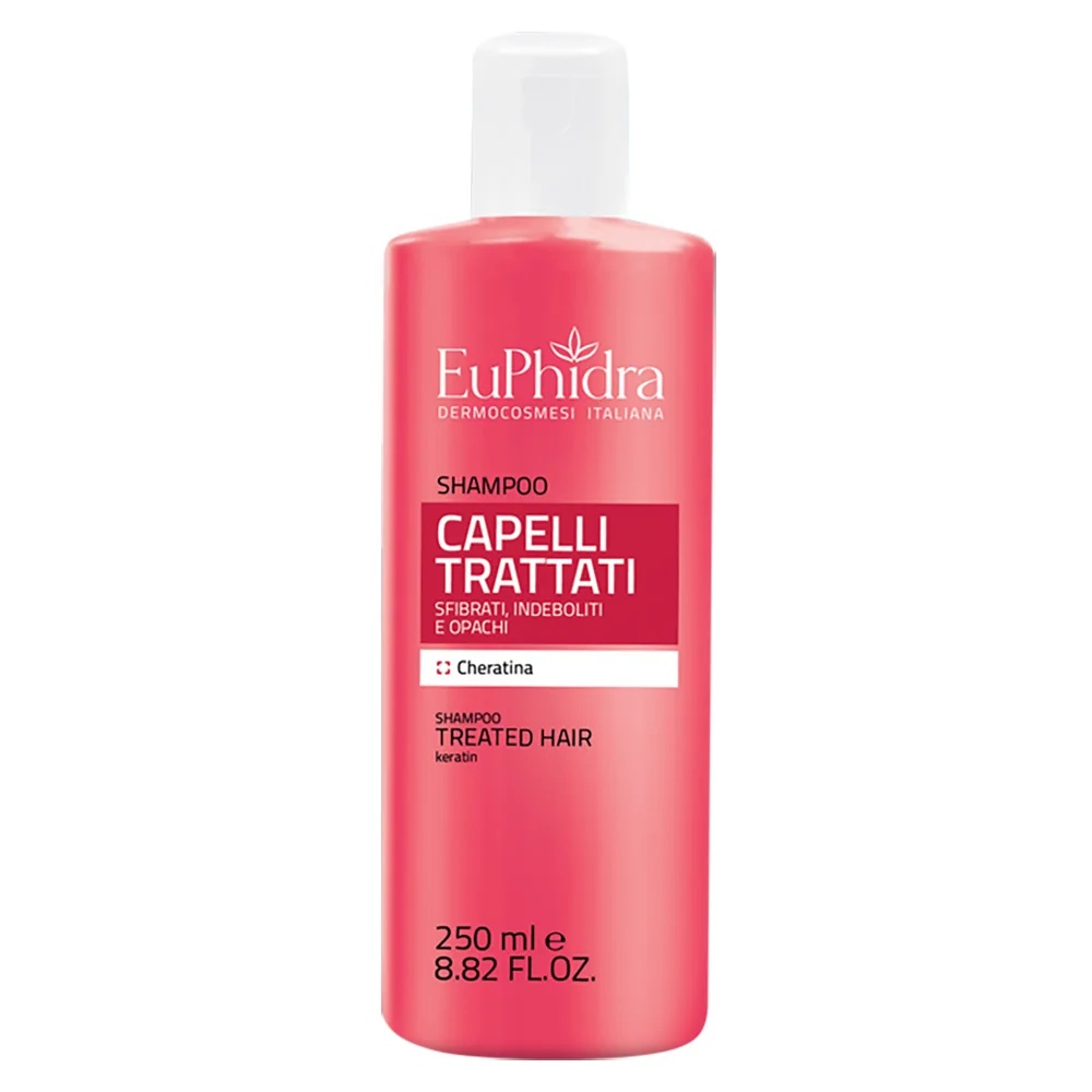 EUPHIDRA EuPhidra shampoo voor behandeld haar 250 ml voor beschadigd en verzwakt haar