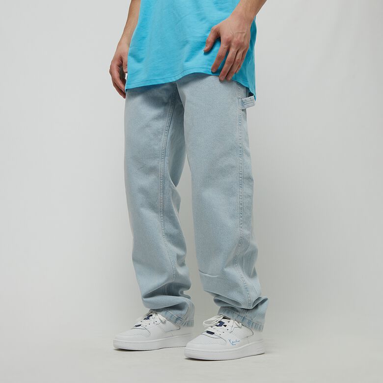 Retro baggy denim voor op het werk