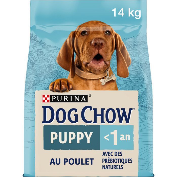 DOG CHOW Welpenfutter mit Huhn - 14 kg - Welpentrockenfutter