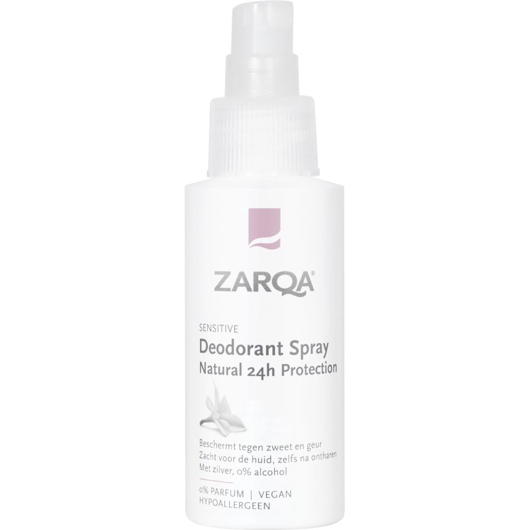 ZARQA Deodorant Sensitive Deodorant Spray Natürlicher 24-Stunden-Schutz - 50 ml