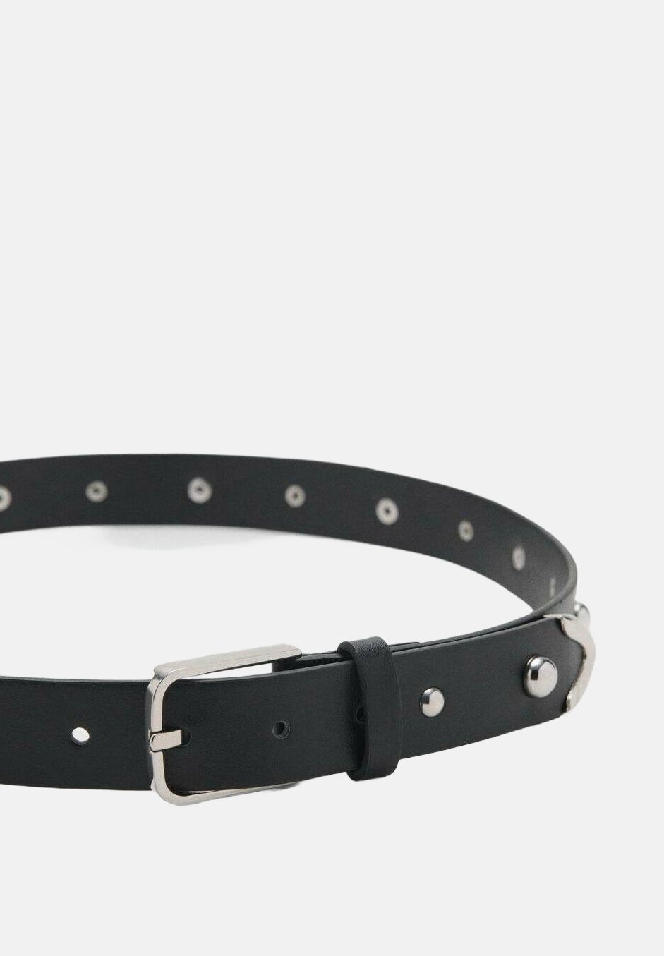 Ceinture Mango Kids EFFECT STUDDED TEEN - noire
