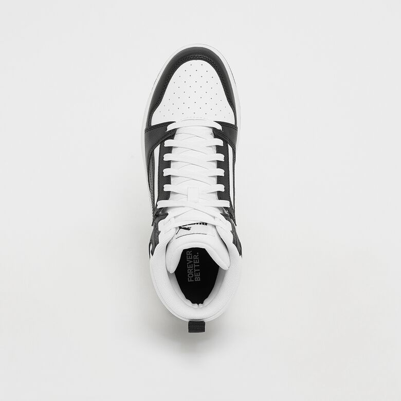 Rebound V6 Mid Jr Puma Weiß/Puma Schwarz/Shadow Gray (GS)