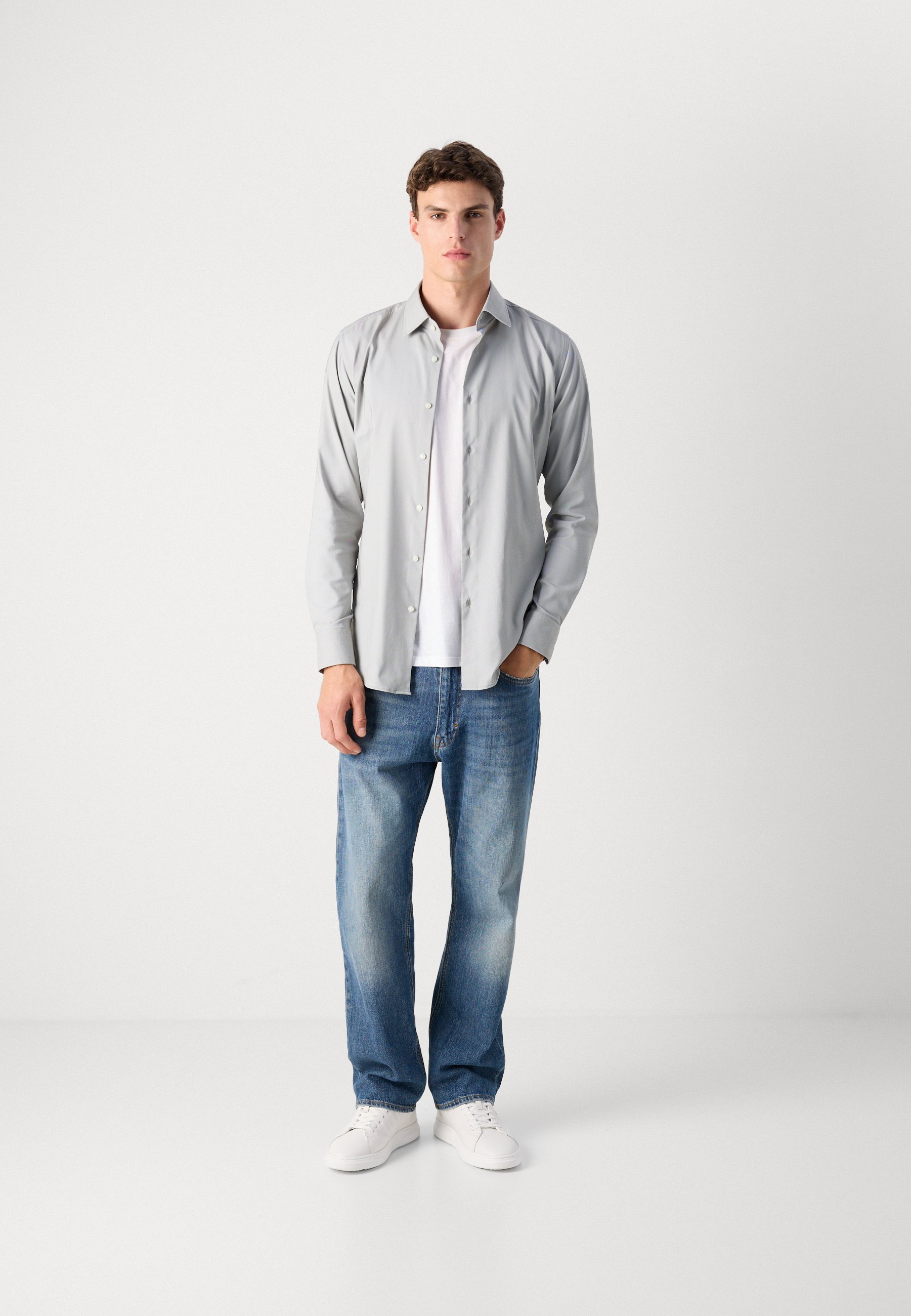 BOSS HANK KENT - Shirt - middengroen
