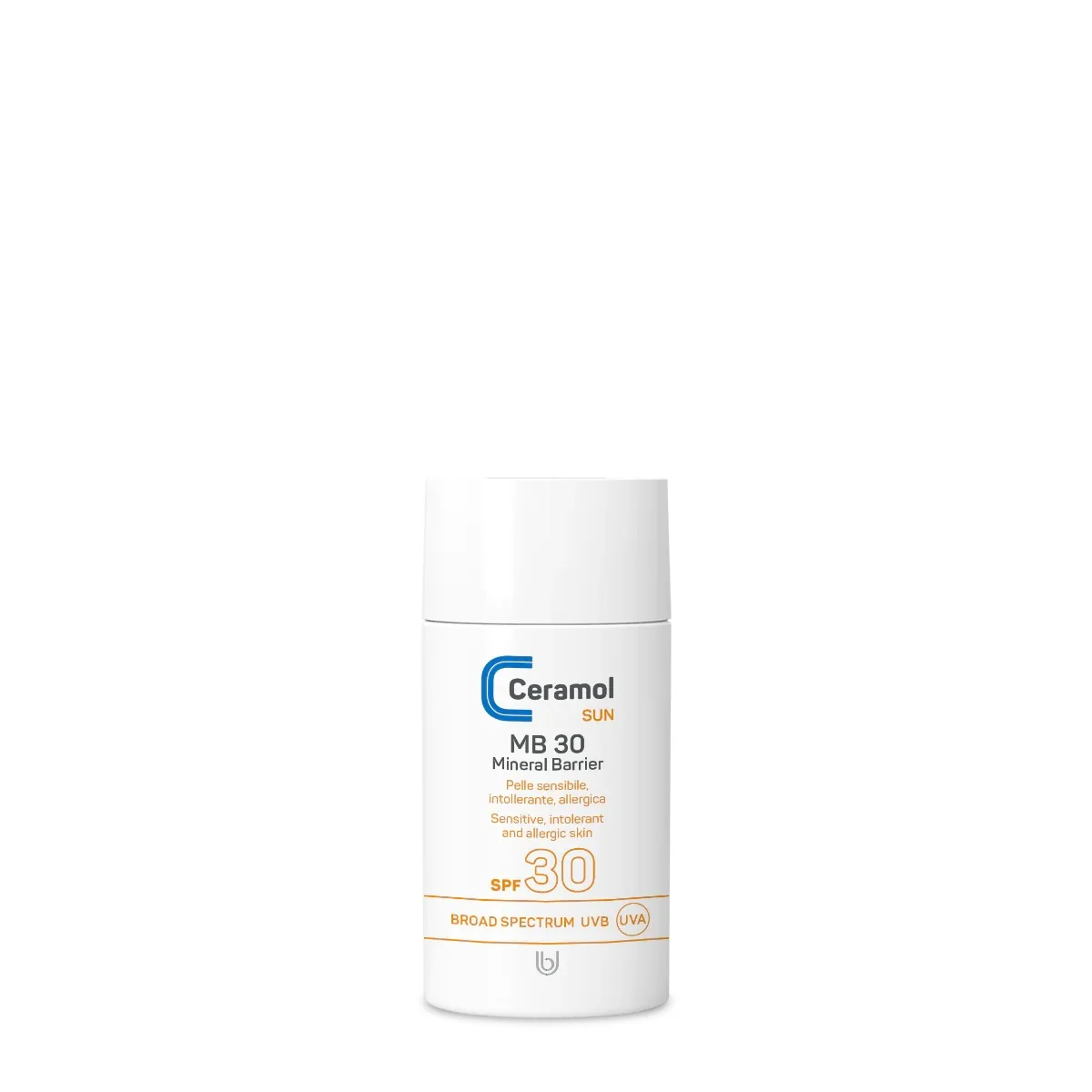 Ceramol SUN MB 30 MINERAL BARRIER - Crema solare corpo alta prot., Solare viso alta prot.