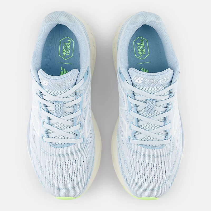 Fresh Foam 680 v8 für Frauen – Steinbruchblau mit Chromblau und Meersalz