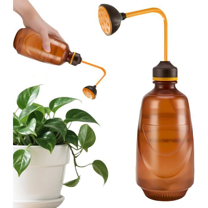 Annaffiatoio per piante da interno, piccolo annaffiatoio da 450 ml, annaffiatoio per bonsai, annaffiatoi per interni, piccolo irrigatore per bonsai, adatto per etichetta