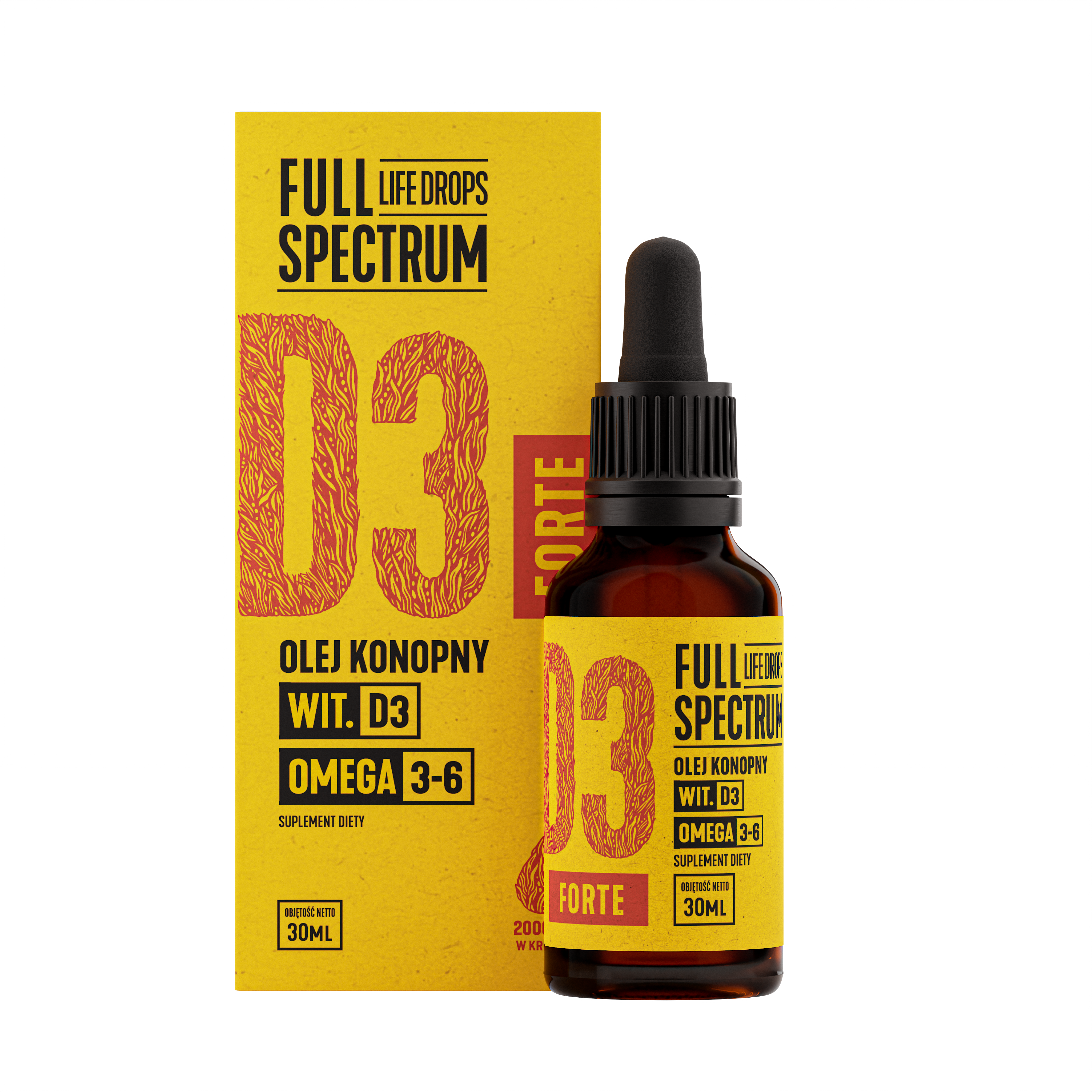 Vitamine D3 Forte à spectre complet