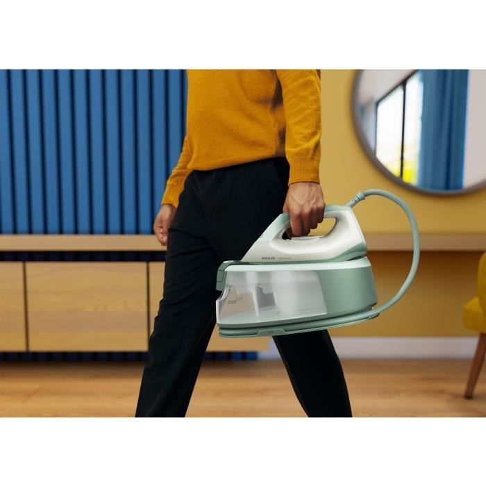 Plancha con generador de vapor - PHILIPS - PSG3010/70 - Serie 3000 - 6 bar - 1,4 L - Verde