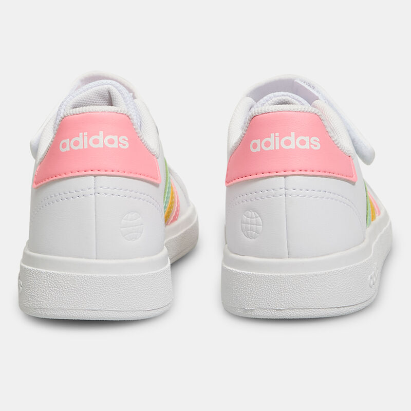 Dječje tenisice Adidas Grand Court s elastičnom čipkom i gornjim remenom