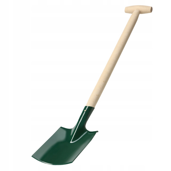Szpadel Prosty Metalowy Trzonek Ergonomiczny 90cm