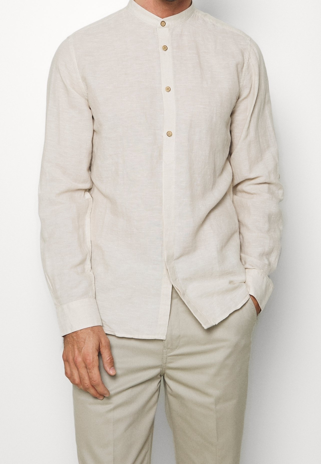 Springfield-skjorte - beige