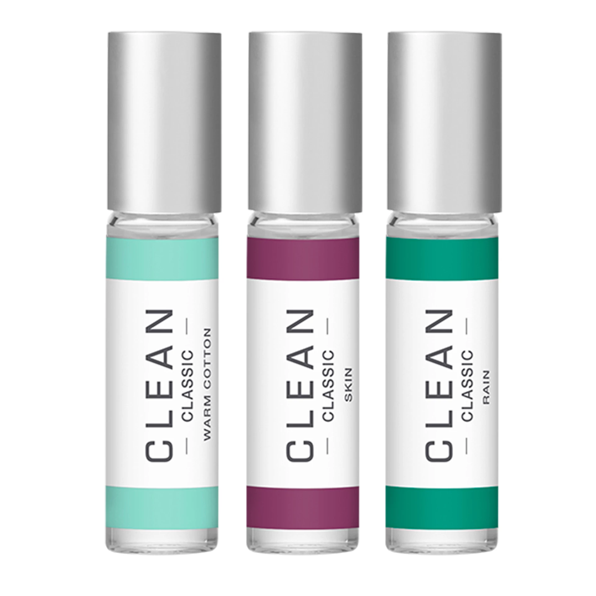 Klasični slojeviti roll-on EdP u poklon kutiji 3 x 5 ml - Clean