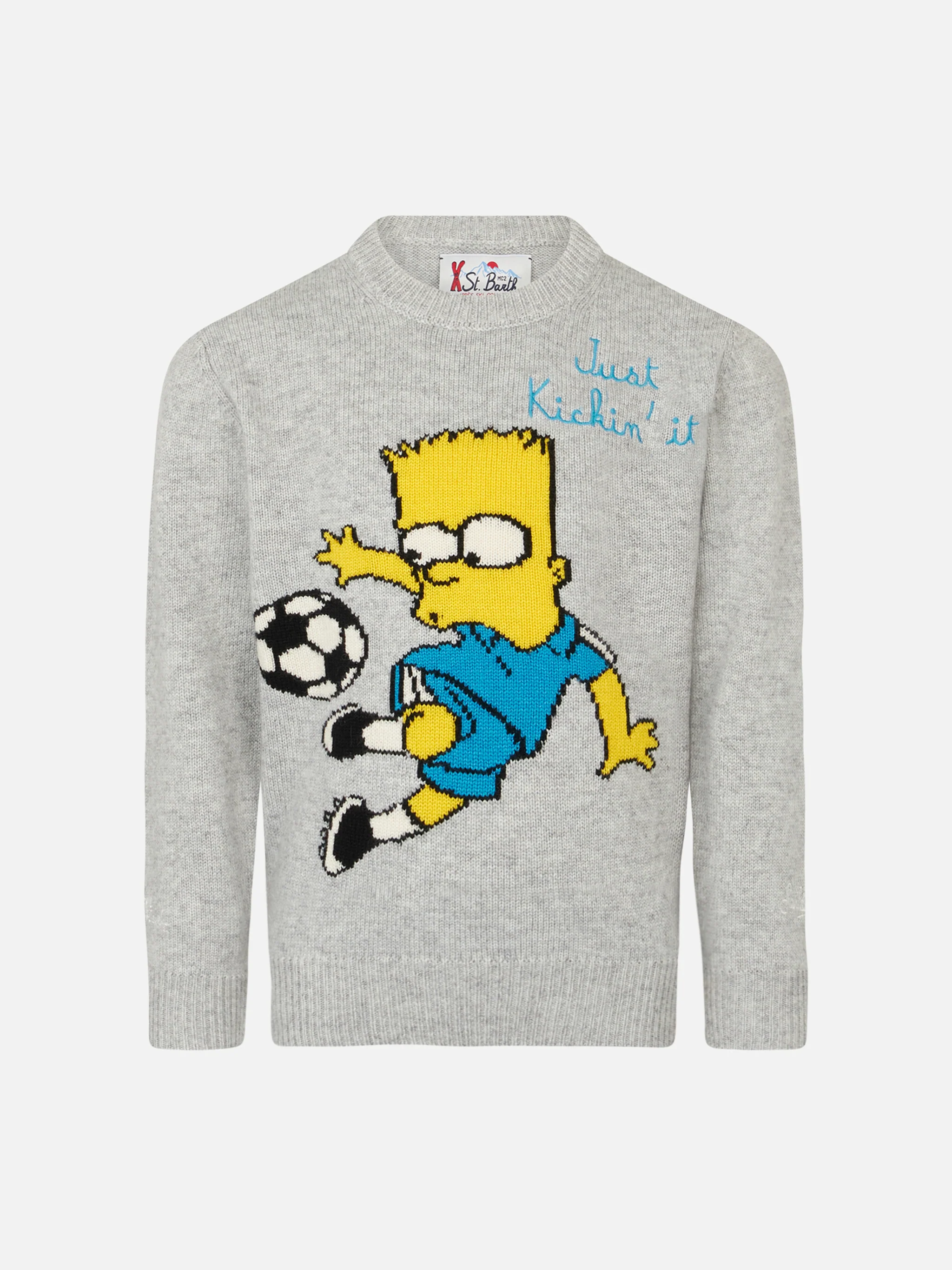 Trui met ronde hals voor jongens met Bart Simpson-print | THE SIMPSON SPE