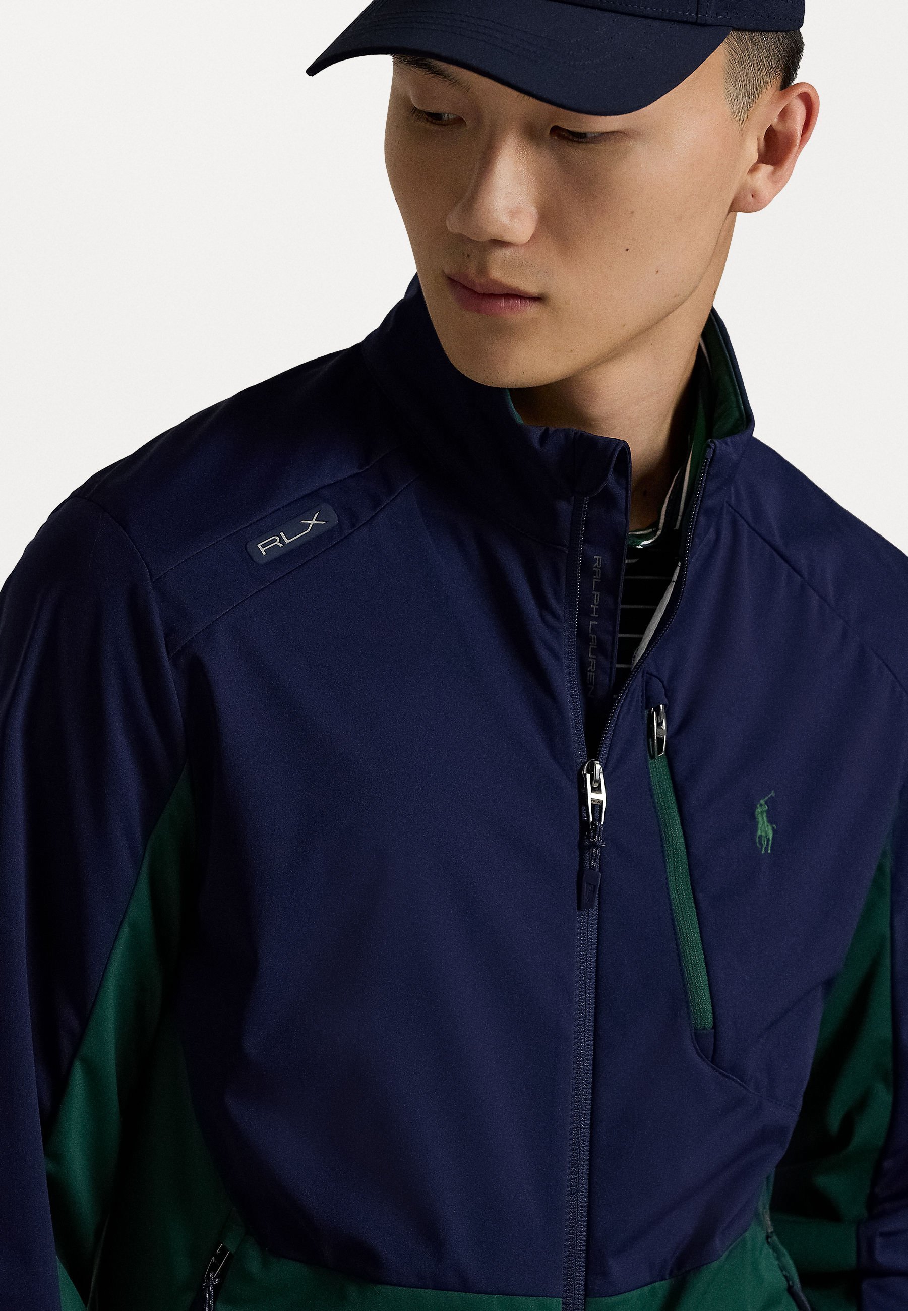 Polo Ralph Lauren Jachetă pliabilă cu blocuri de culoare - Windbreaker - refined navy/vintage pine