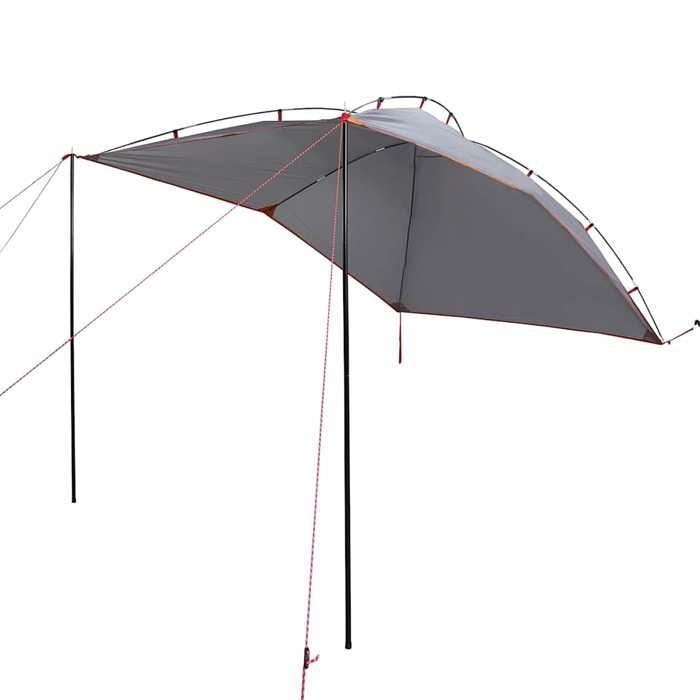 vidaXL Tienda de campaña impermeable gris y naranja para coche, tienda de campaña, tienda de jardín, refugio exterior, tienda de camping, refugio 4009523