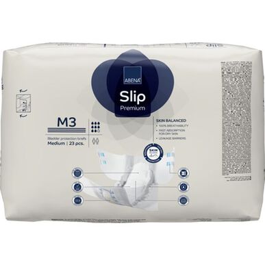 Abena Slip Premium High Performance Core Medium pustende inkontinensbleie 23 enheter 23 enheter