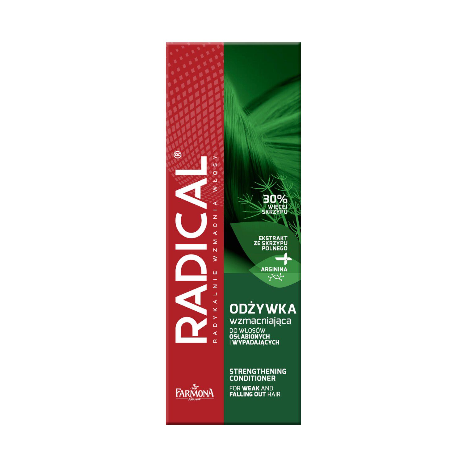 Radical Vahvistava Hoitoaine Heikentyneille ja Irtoileville Hiuksille 100ml